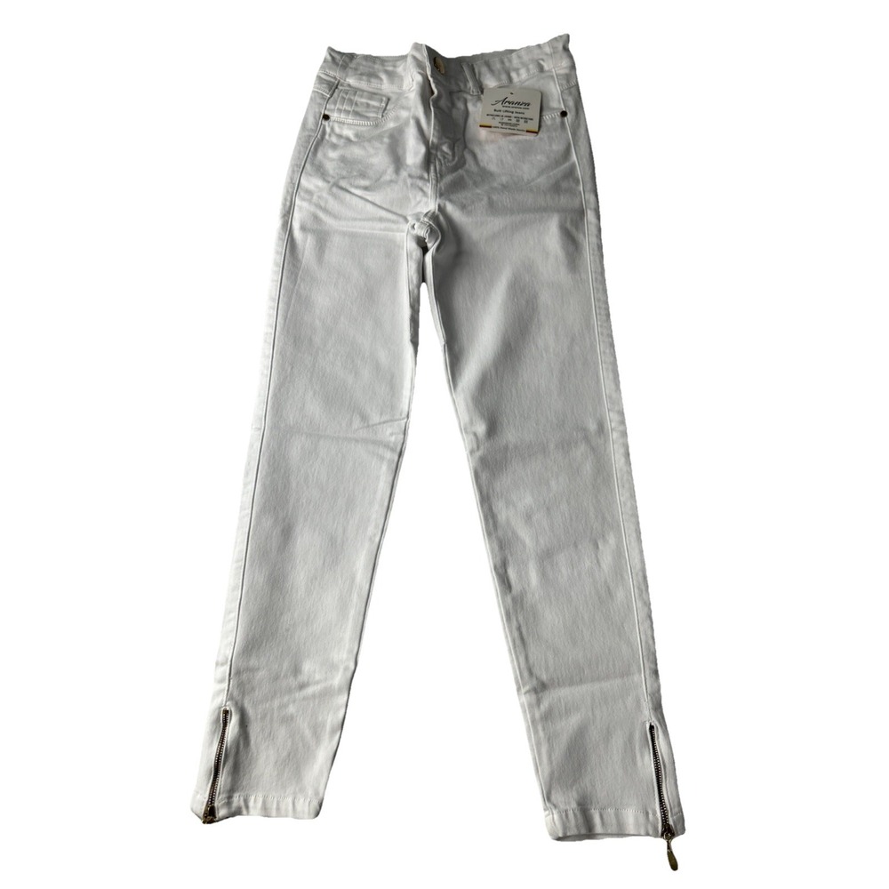 Aranza white jeans 5 hand made 27x26 denim butt lifting White